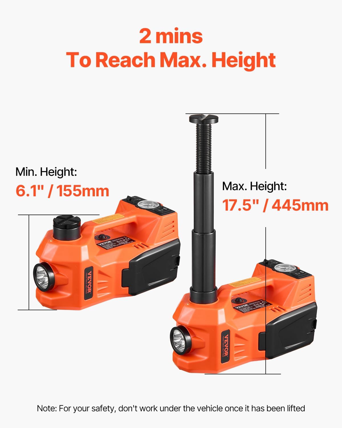 3-in-1 VEVOR Electric Car Jack Kit