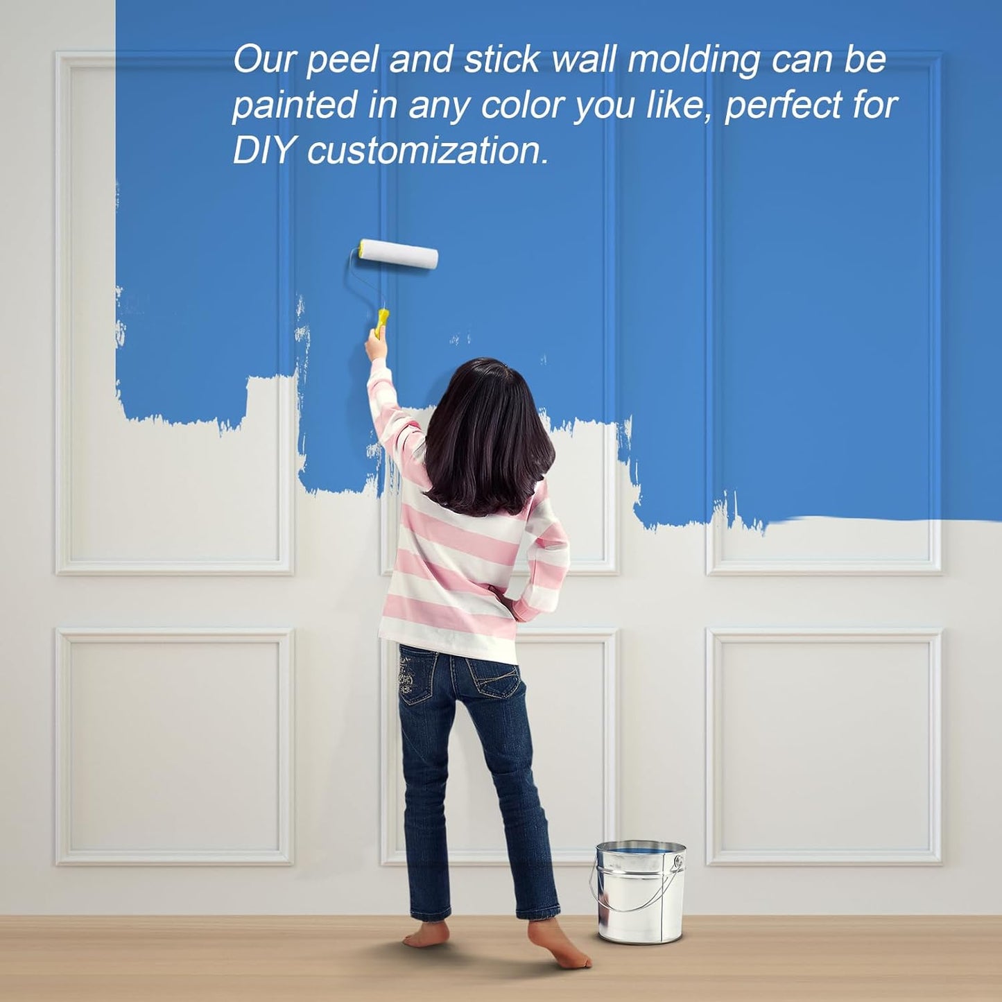 LuxeArchitectura Pre-Cut Wall Molding Kit (12-Frame Mega Pack)