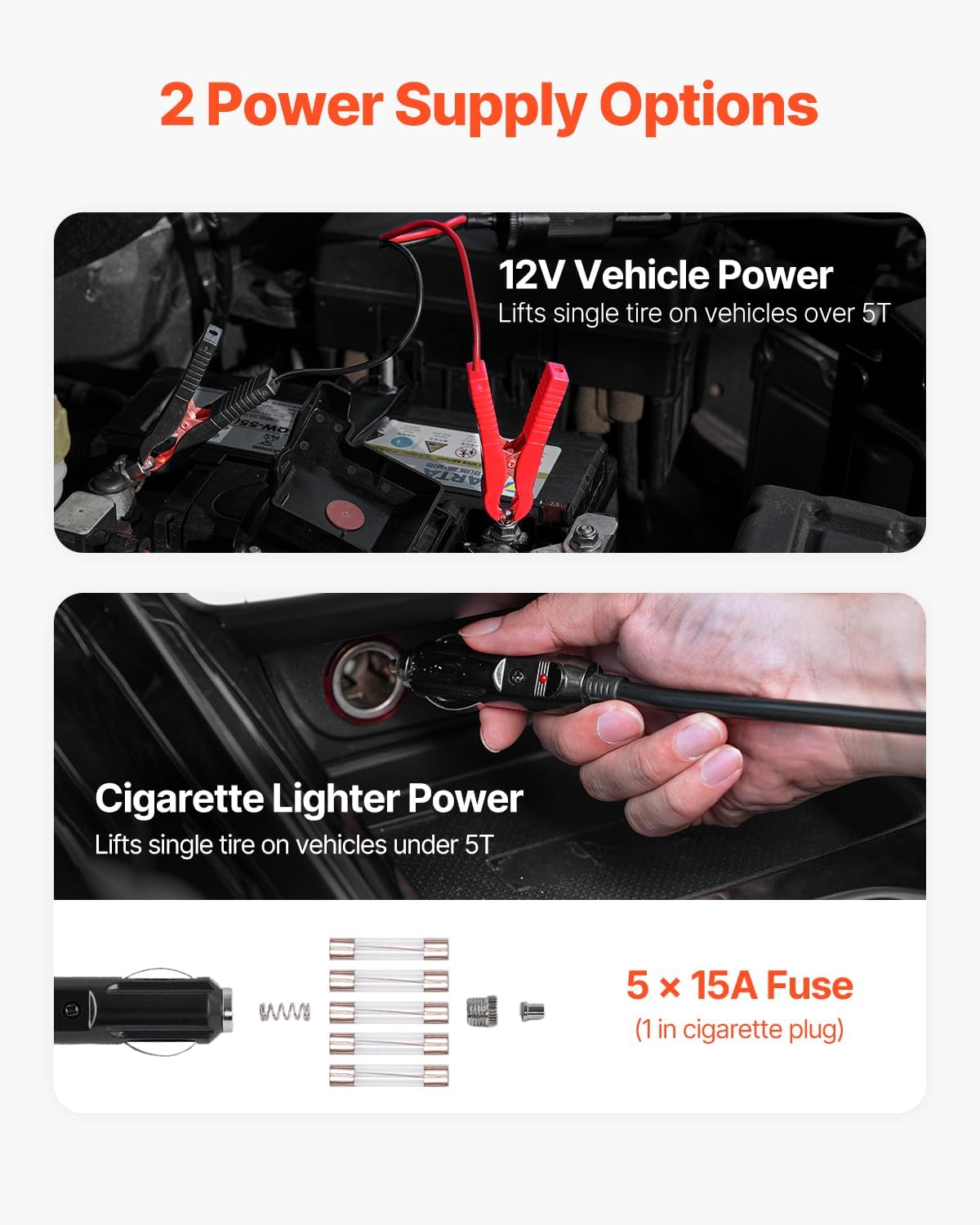 3-in-1 VEVOR Electric Car Jack Kit