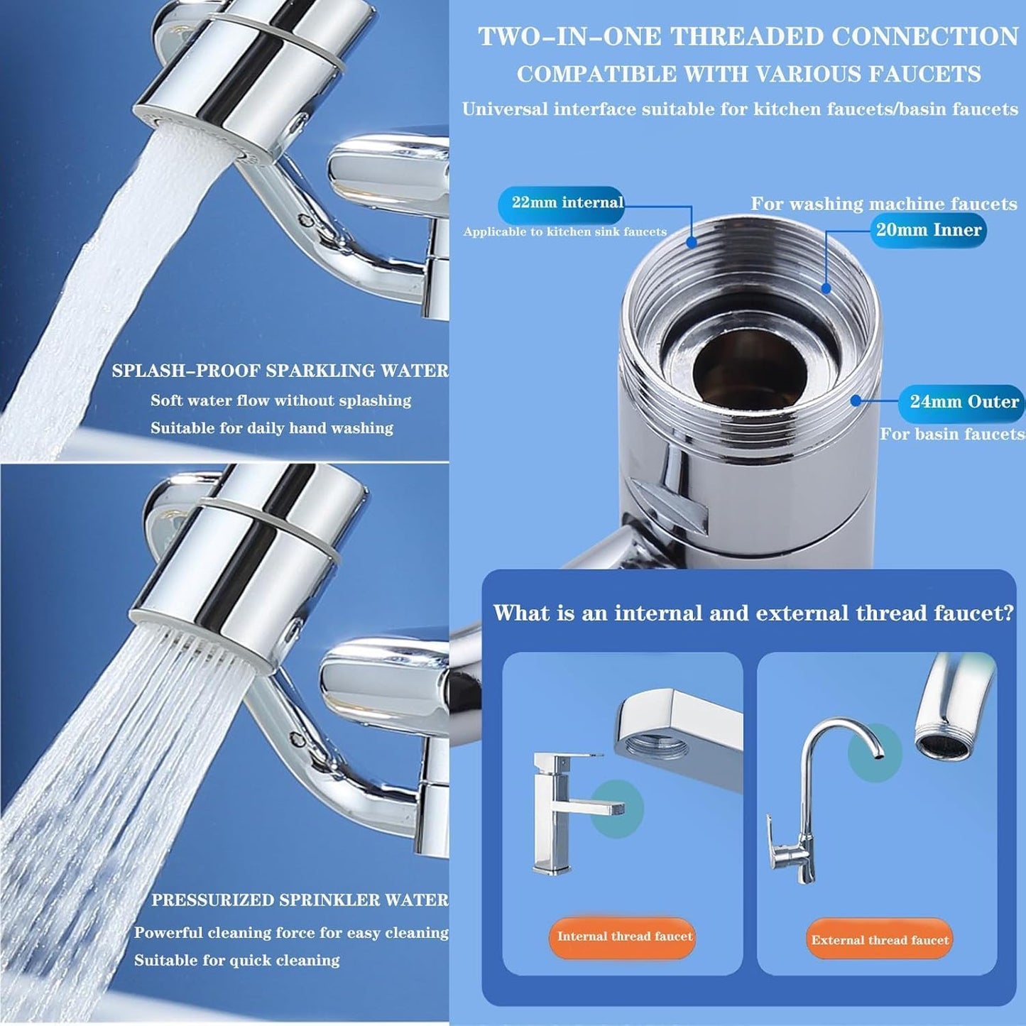 AquaFlex 360 Faucet Extender