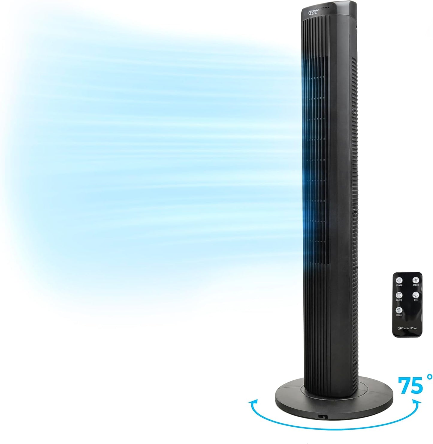 ComfortZone 40 Bladeless Tower Fan