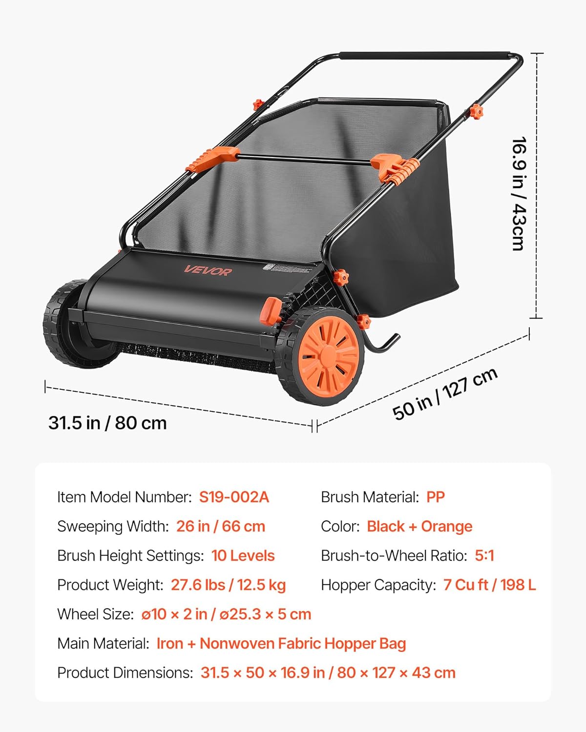 Vevor Lawn Sweeper