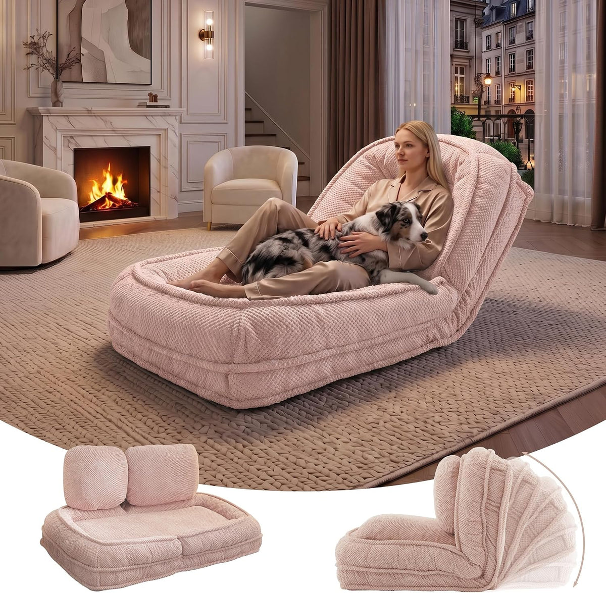 CozyFold Floor Sofa
