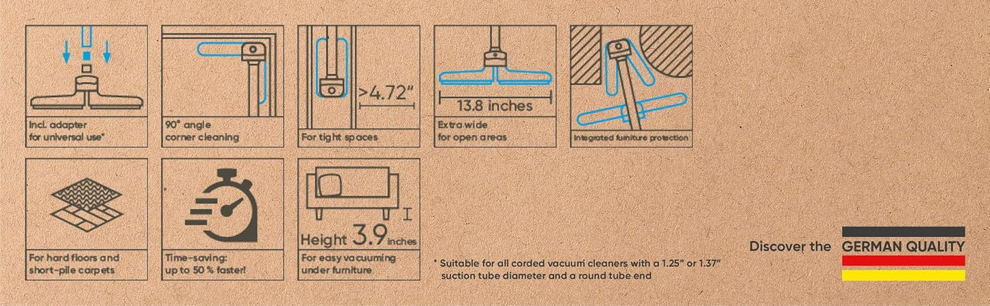 DustBlitz Flexible Floor Nozzle