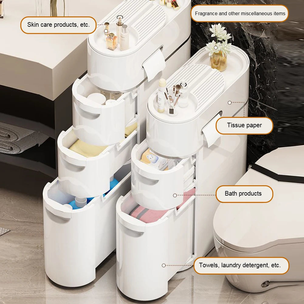 LuxeSpin Bathroom Organizer