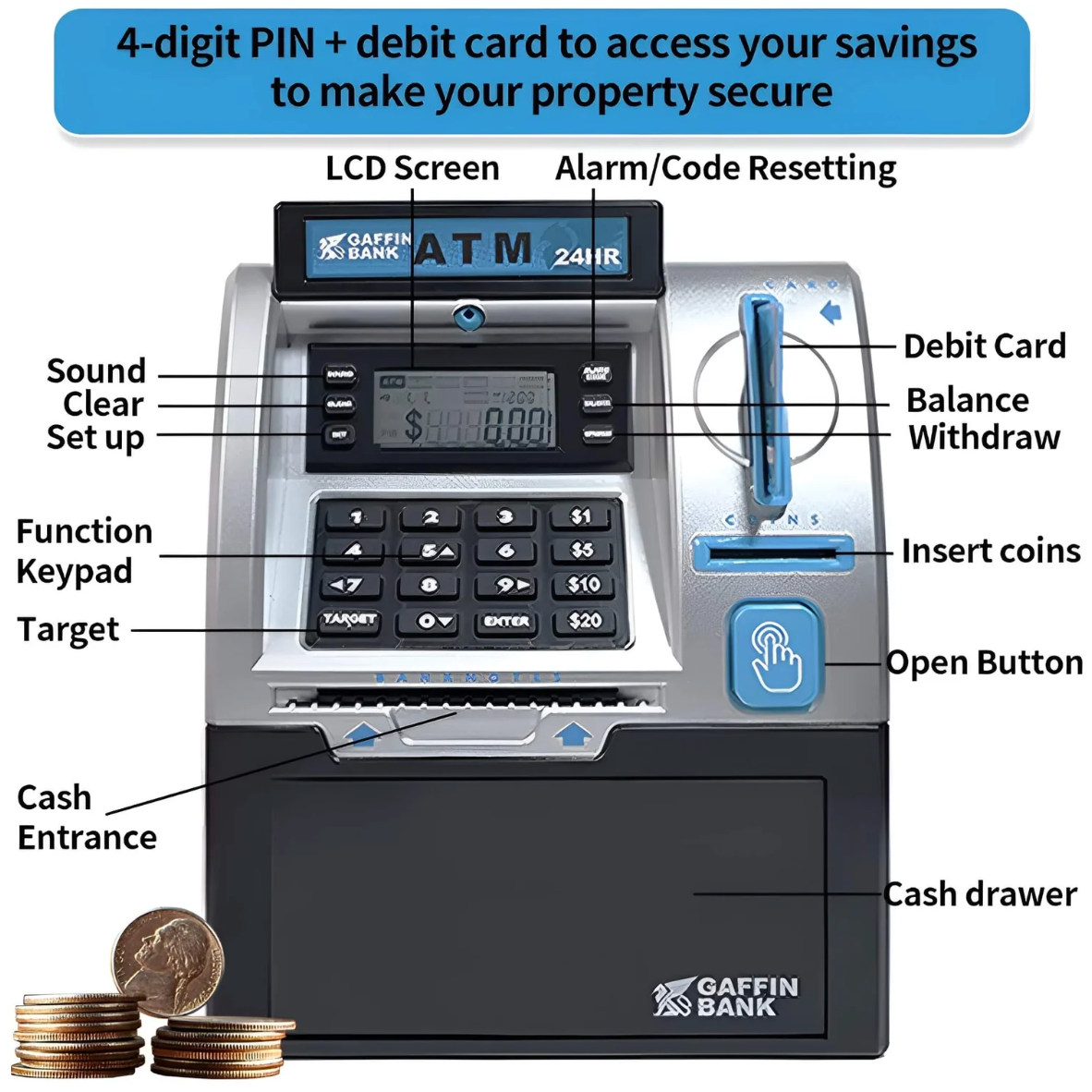 MiniBank Pro: Smart ATM Savings Bank