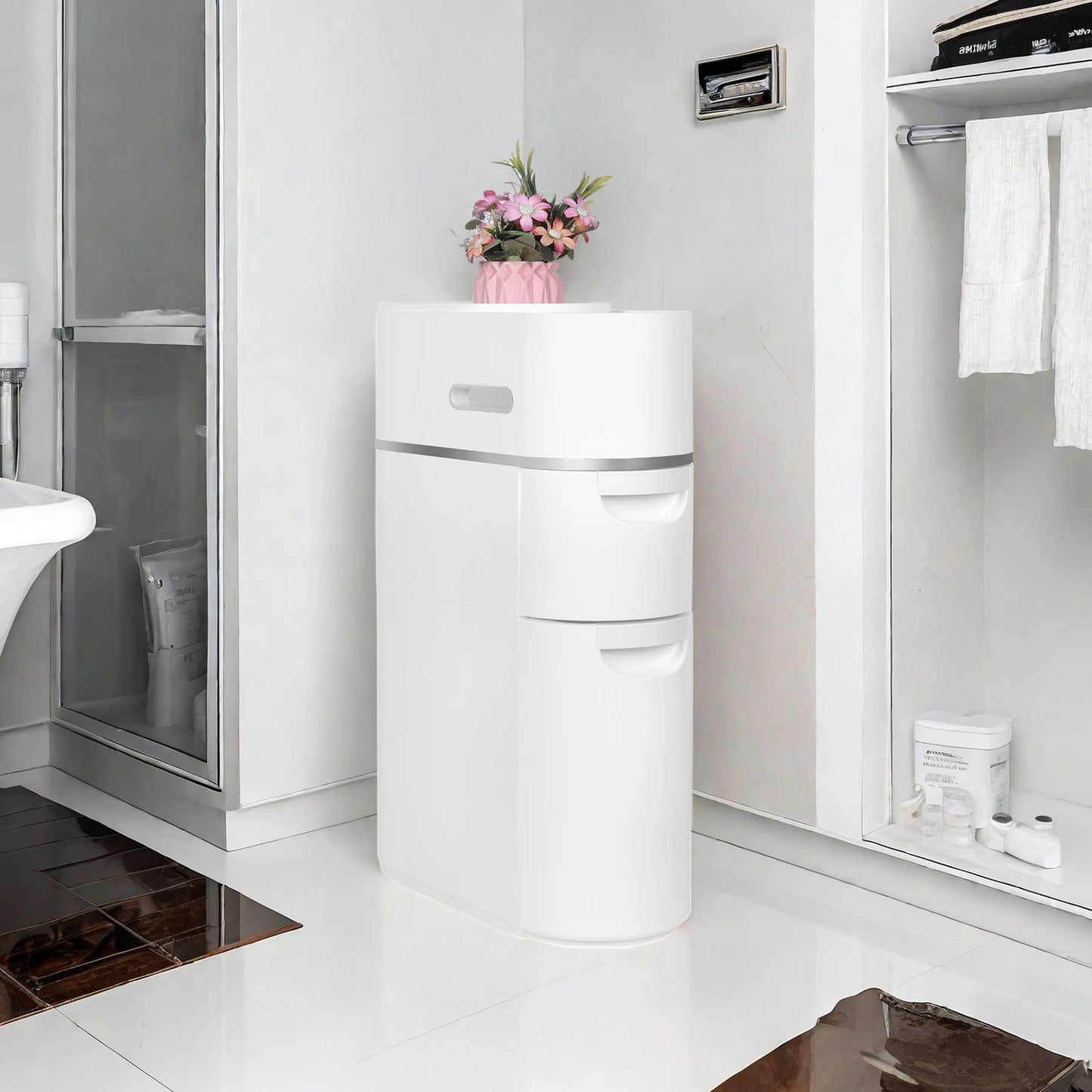 LuxeSpin Bathroom Organizer