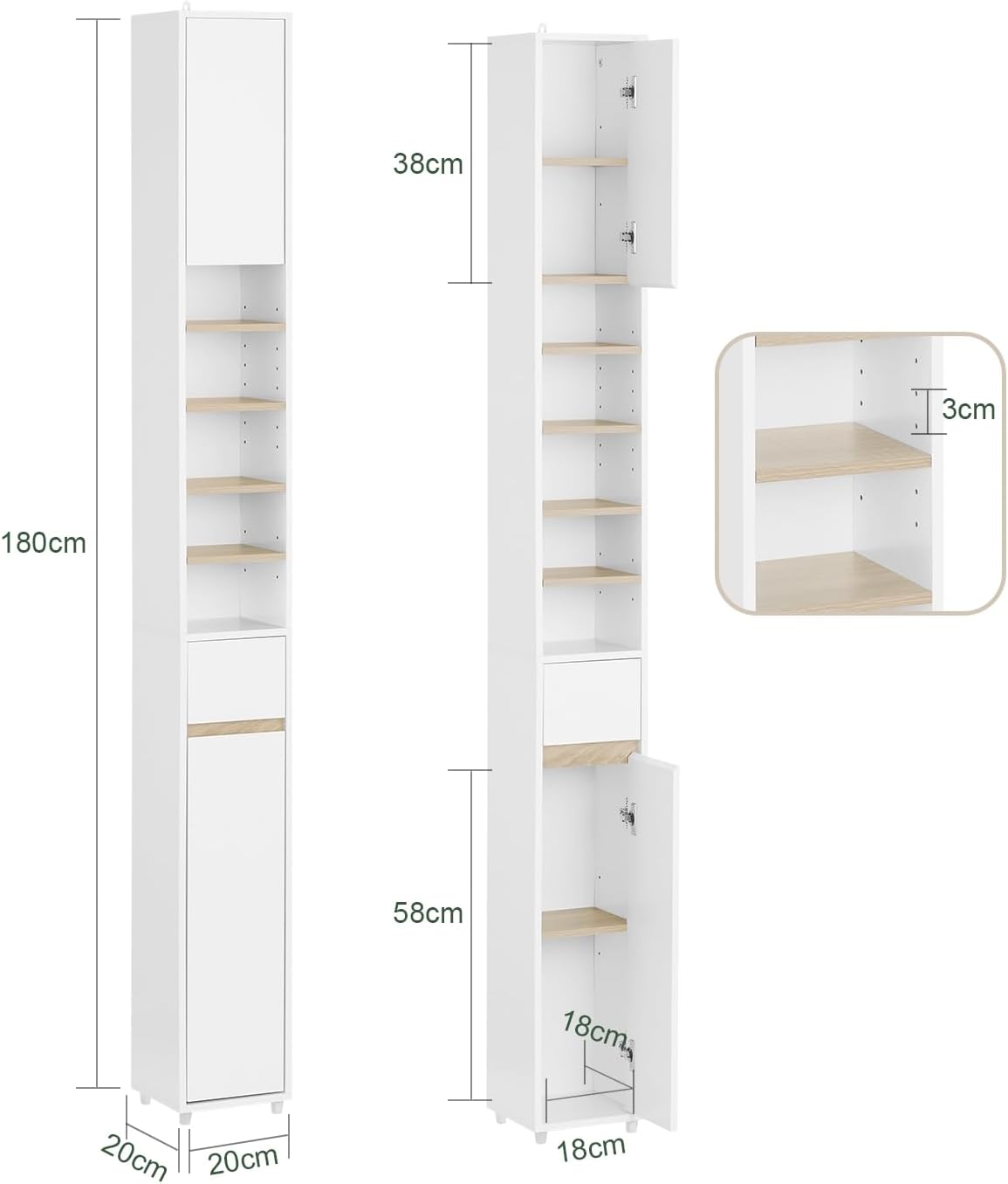 Slimora Bathroom Cabinet