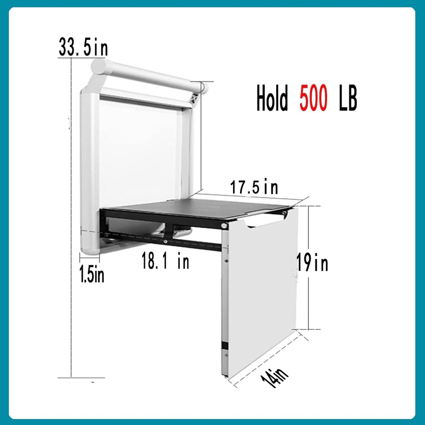Modern Foldable Wall Seat