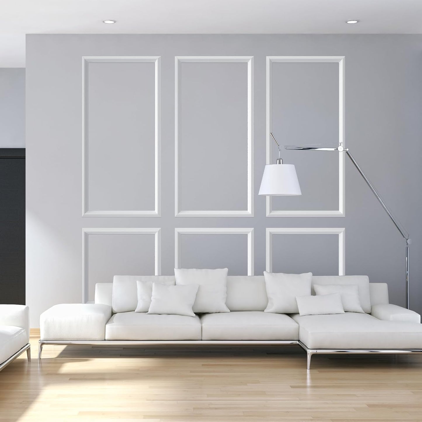 LuxeArchitectura Pre-Cut Wall Molding Kit (12-Frame Mega Pack)