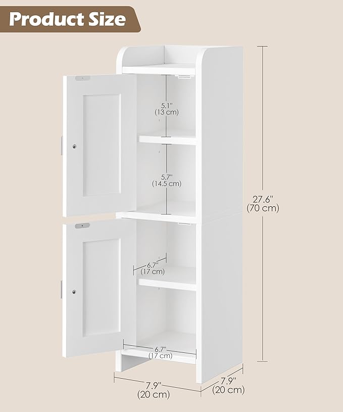 PureNest Bathroom Organizer Cabinet