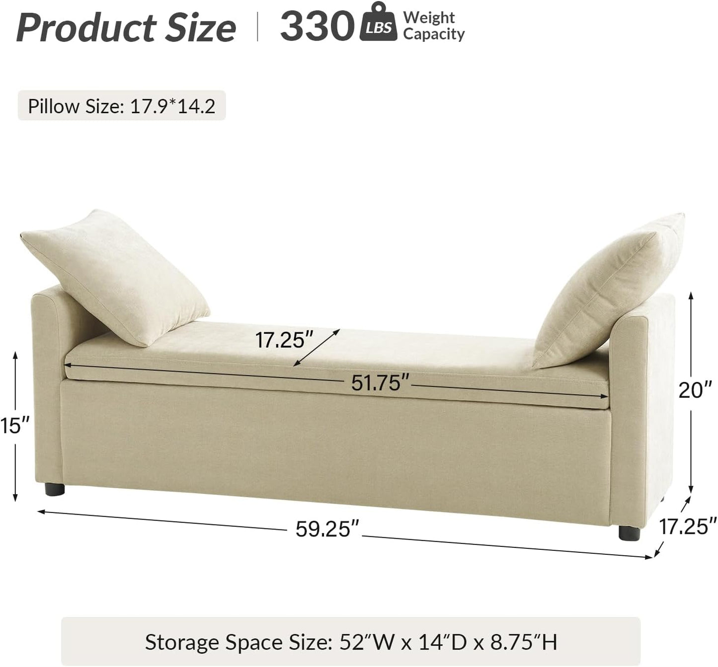 CasaLoom Storage Bench