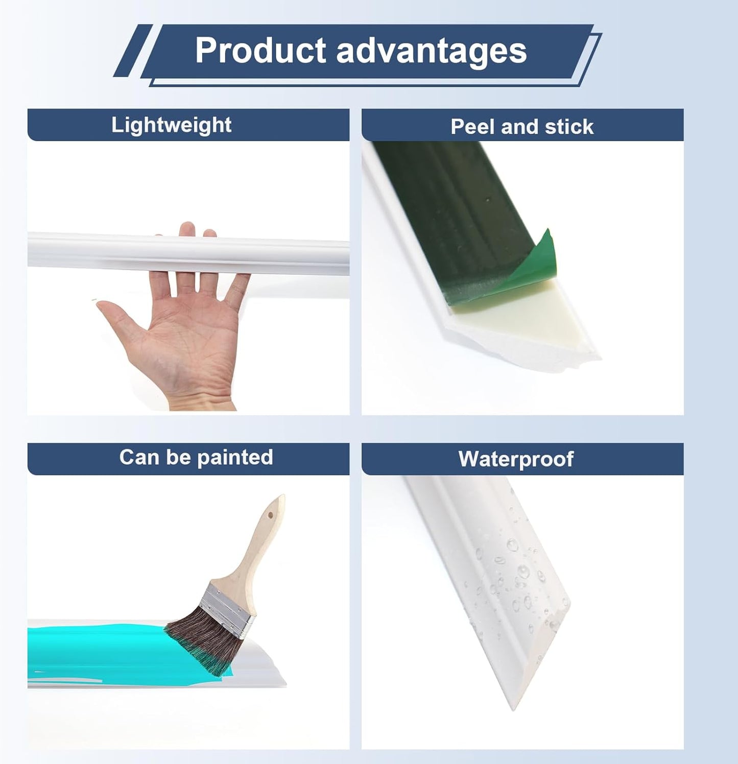 LuxeArchitectura Pre-Cut Wall Molding Kit (12-Frame Mega Pack)