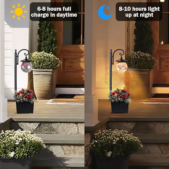 SolarGlow Planter Light Set of 2