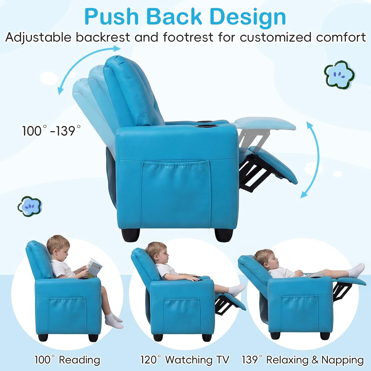 CozyDuo Kids Recliner