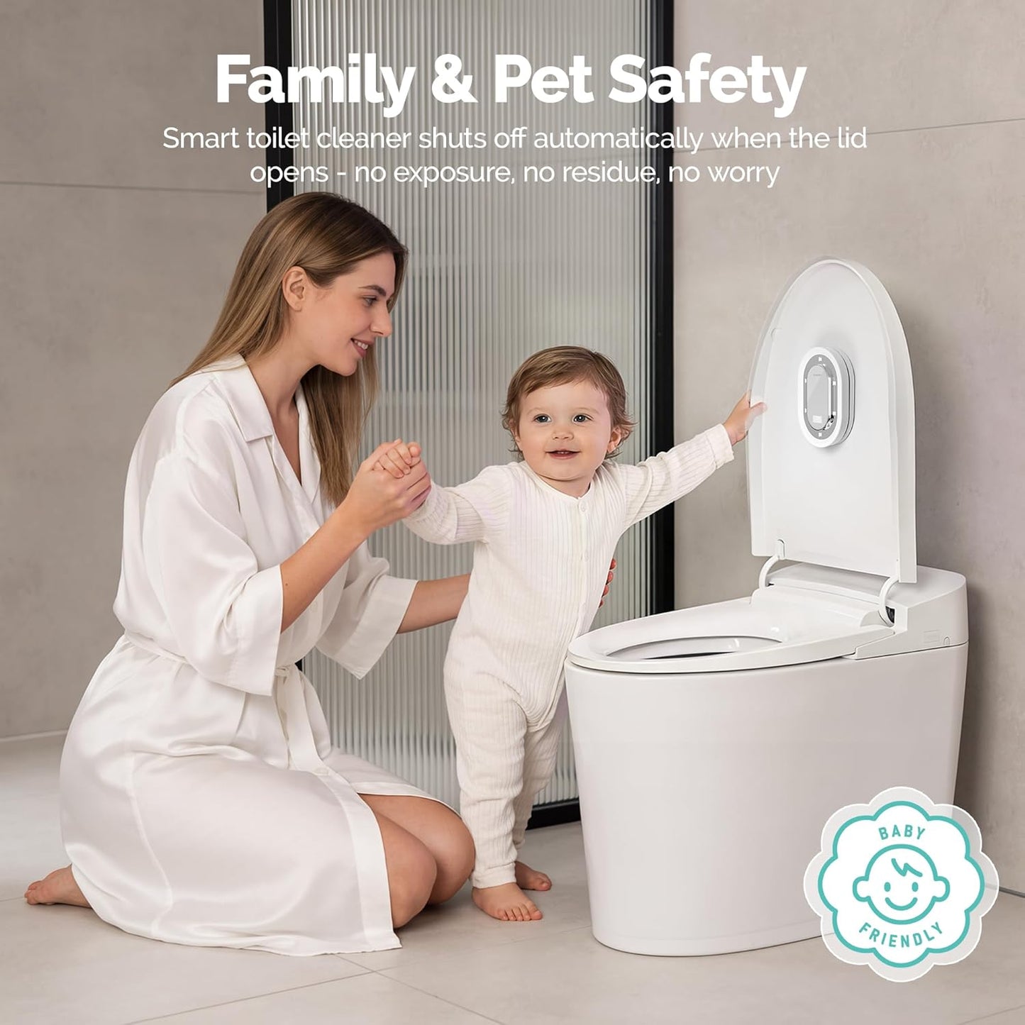 GlowShield Duo: 2-Pack Smart UV-C Toilet Sanitizer