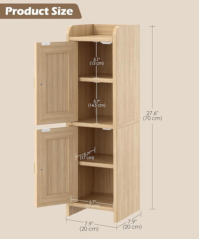 PureNest Bathroom Organizer Cabinet