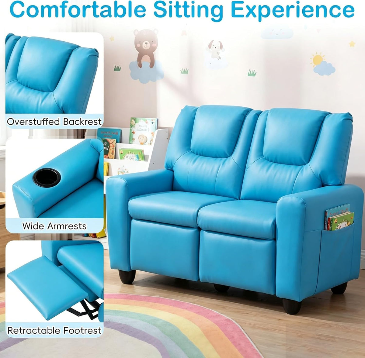CozyDuo Kids Recliner