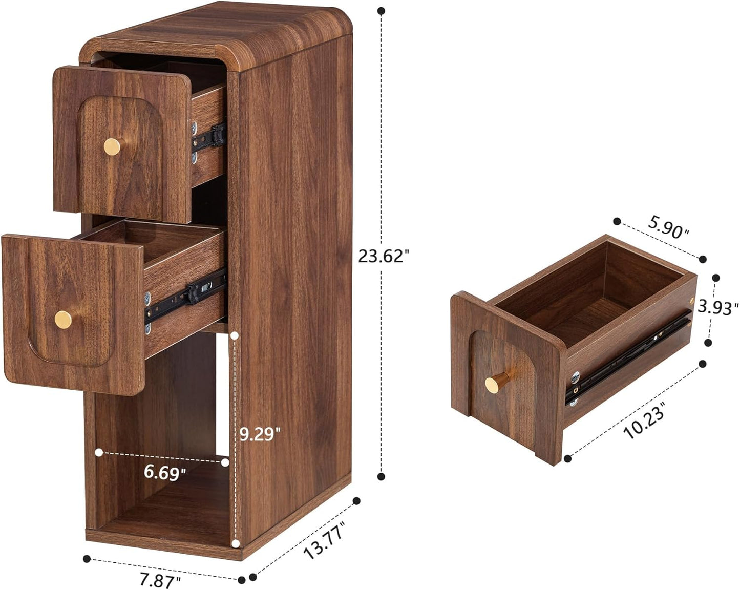 SlimNest Console Storage Table