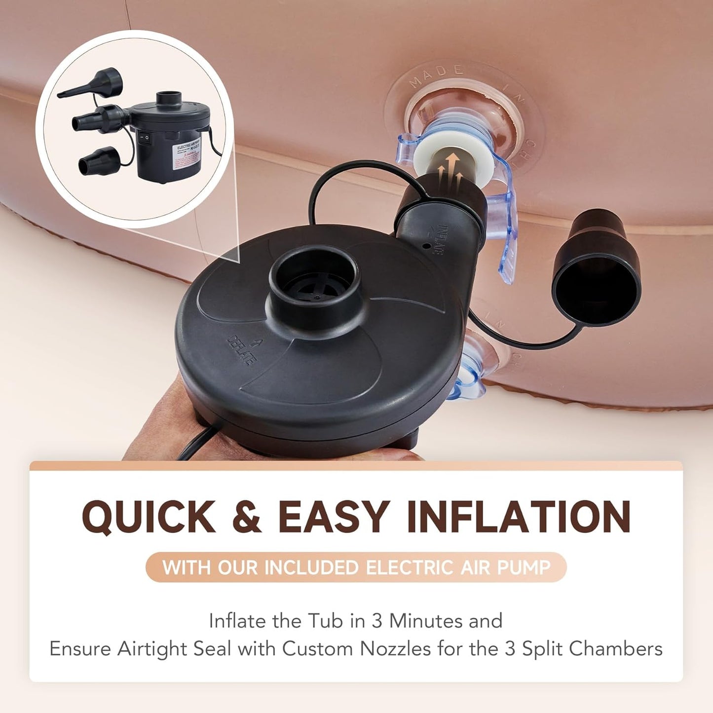 FoldaSoak Portable Spa Tub