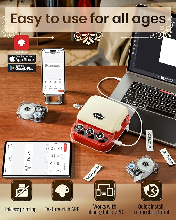 Phomemo P15 Ribbon Label Maker