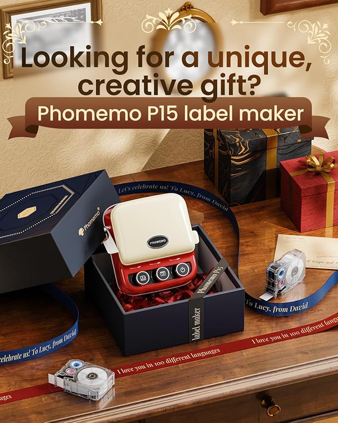 Phomemo P15 Ribbon Label Maker