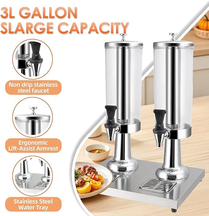 PourCraft Elevated Beverage Dispenser Set