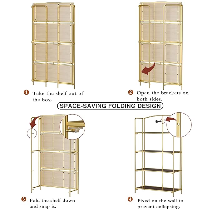 SnapFold 4-Tier Shelf