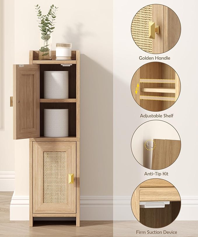 PureNest Bathroom Organizer Cabinet