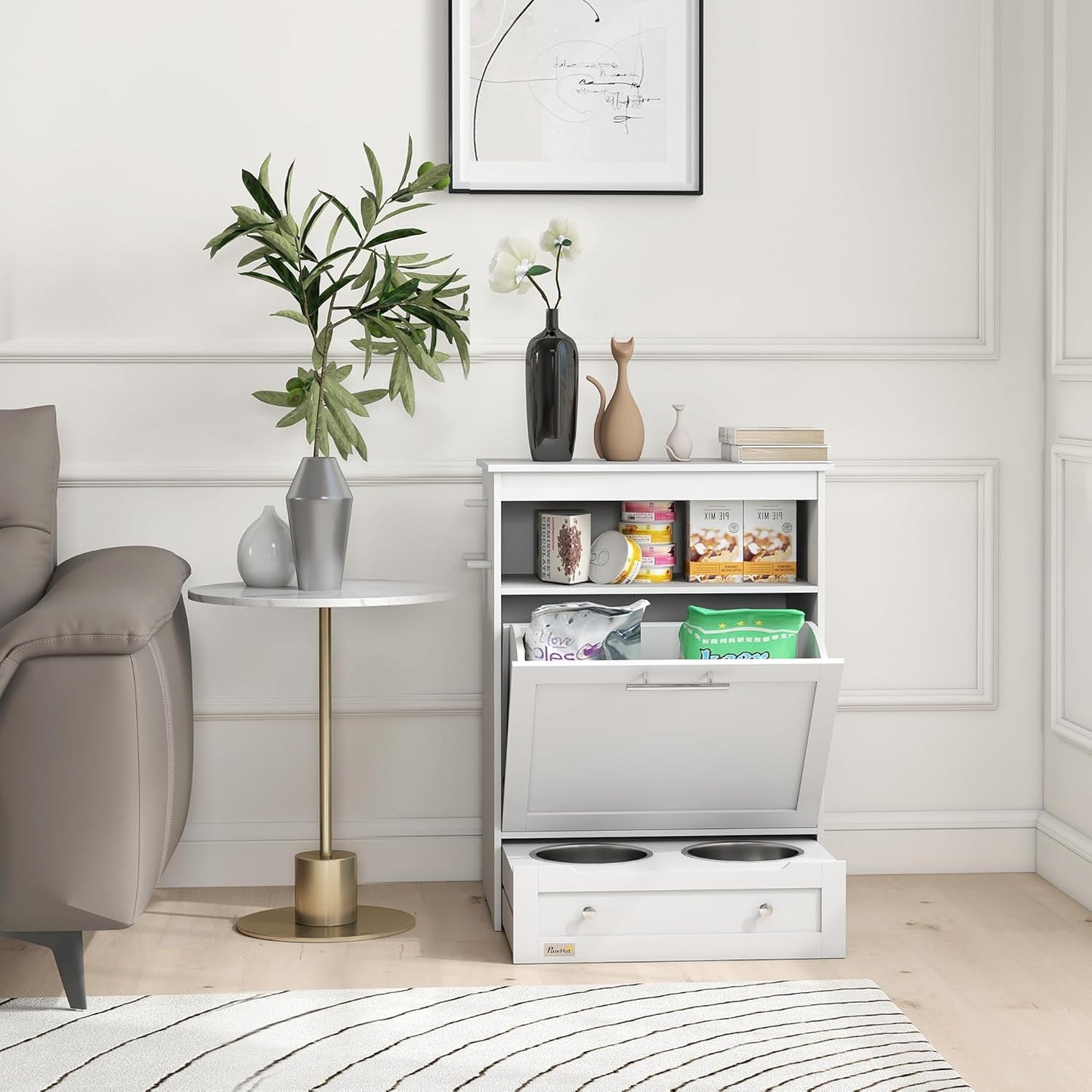 PetFeast Elevated Feeding & Storage Station