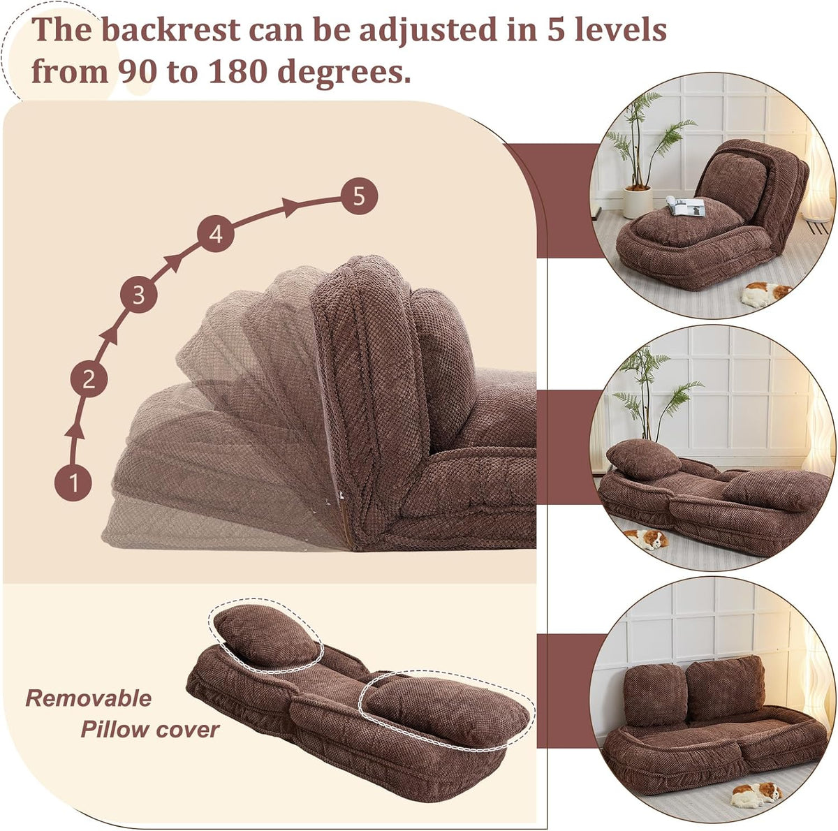 CozyFold Floor Sofa