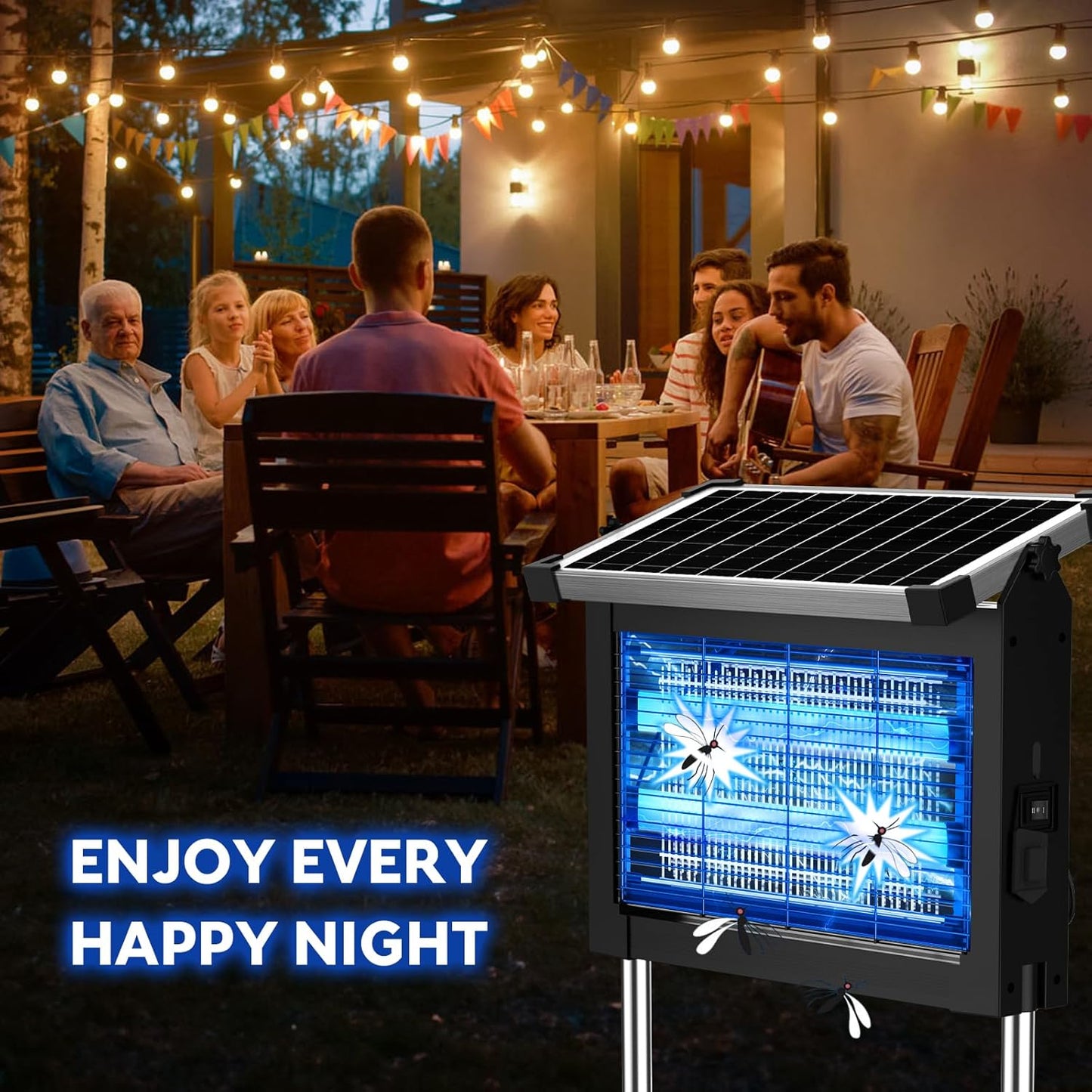 BuzzShield Solar Bug Zapper