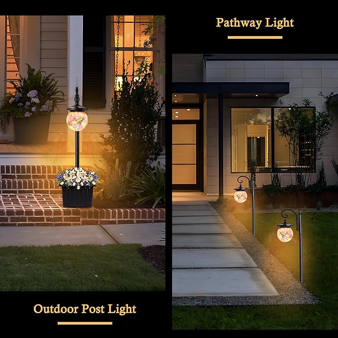 SolarGlow Planter Light Set of 2
