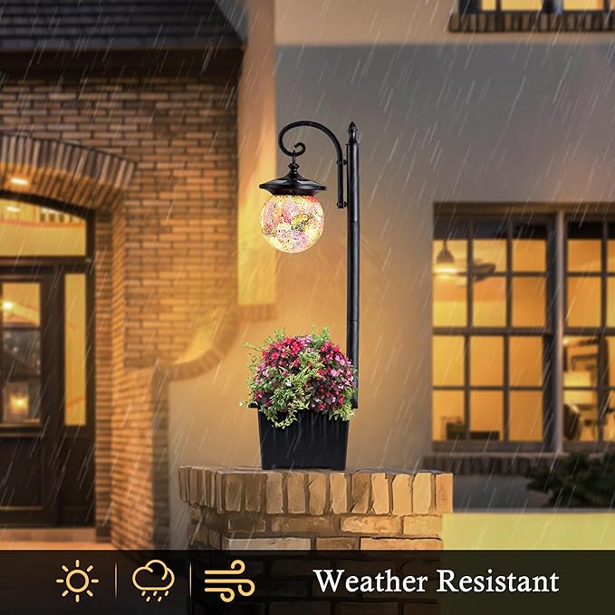 SolarGlow Planter Light Set of 2