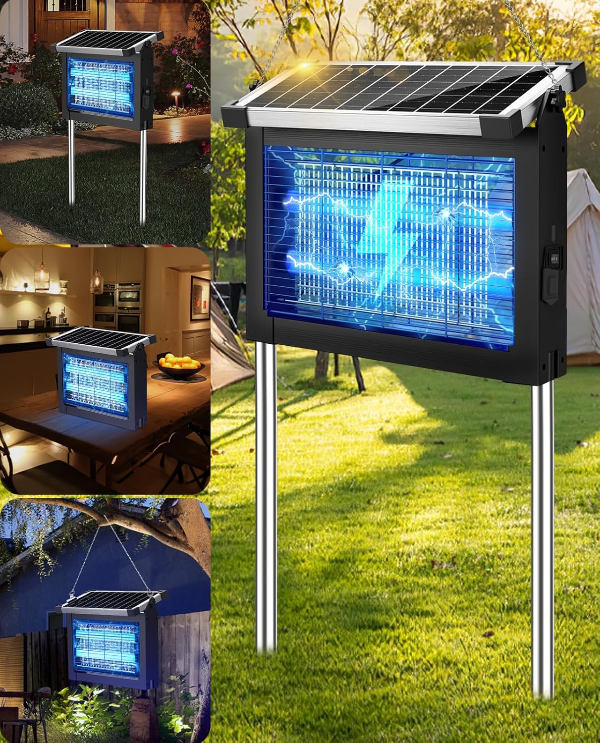 BuzzShield Solar Bug Zapper