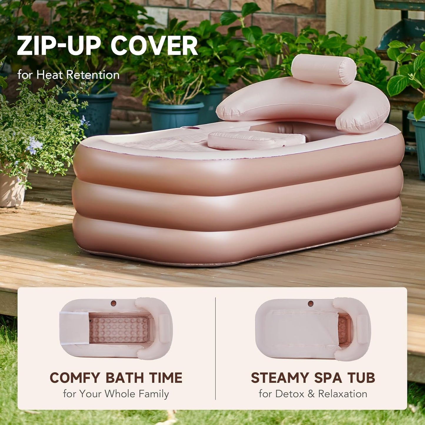 FoldaSoak Portable Spa Tub
