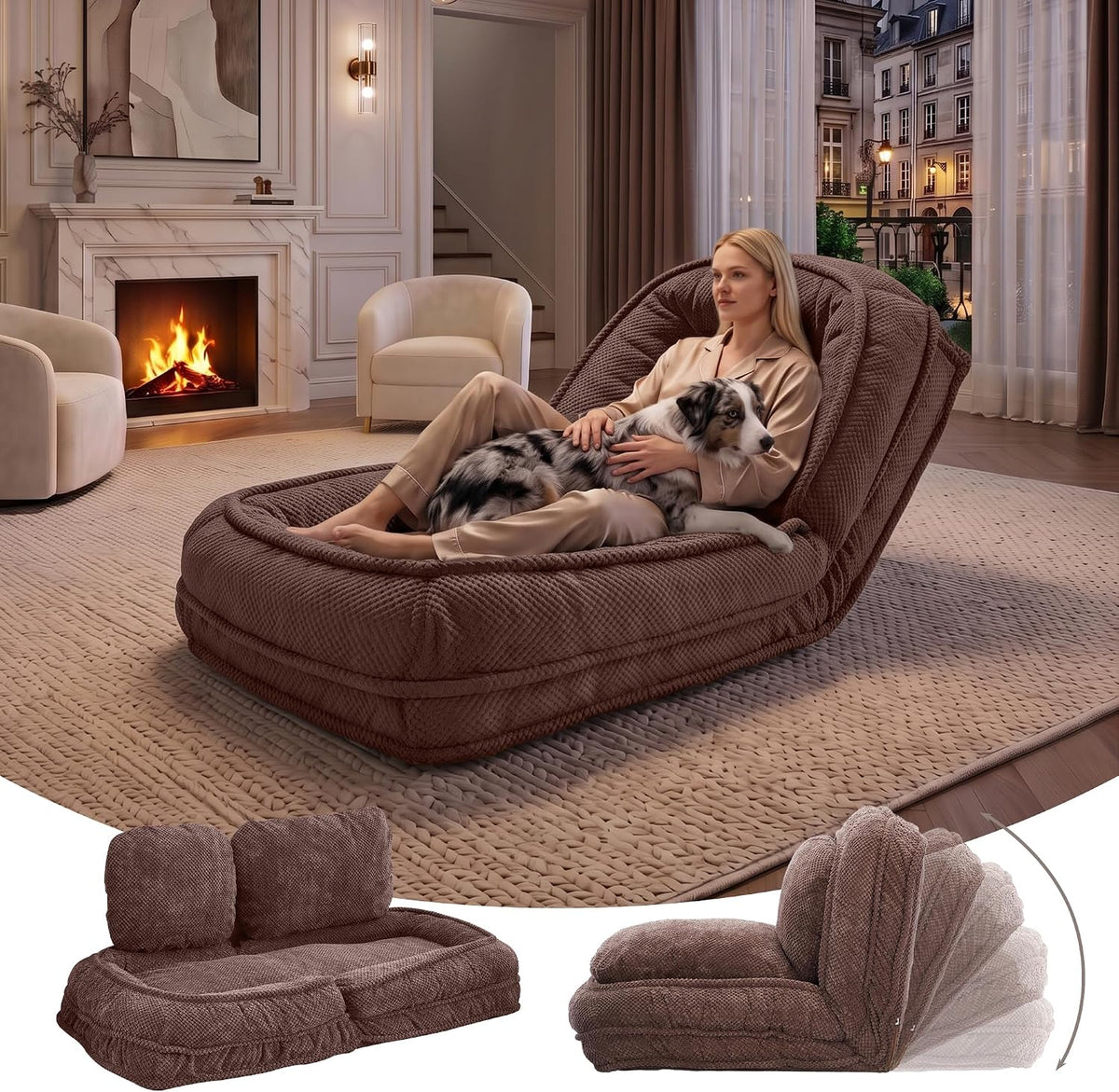 CozyFold Floor Sofa