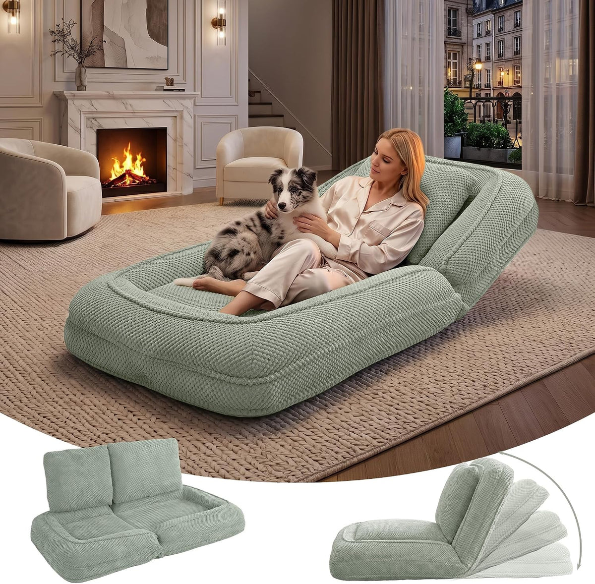 CozyFold Floor Sofa
