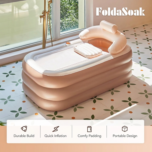 FoldaSoak Portable Spa Tub