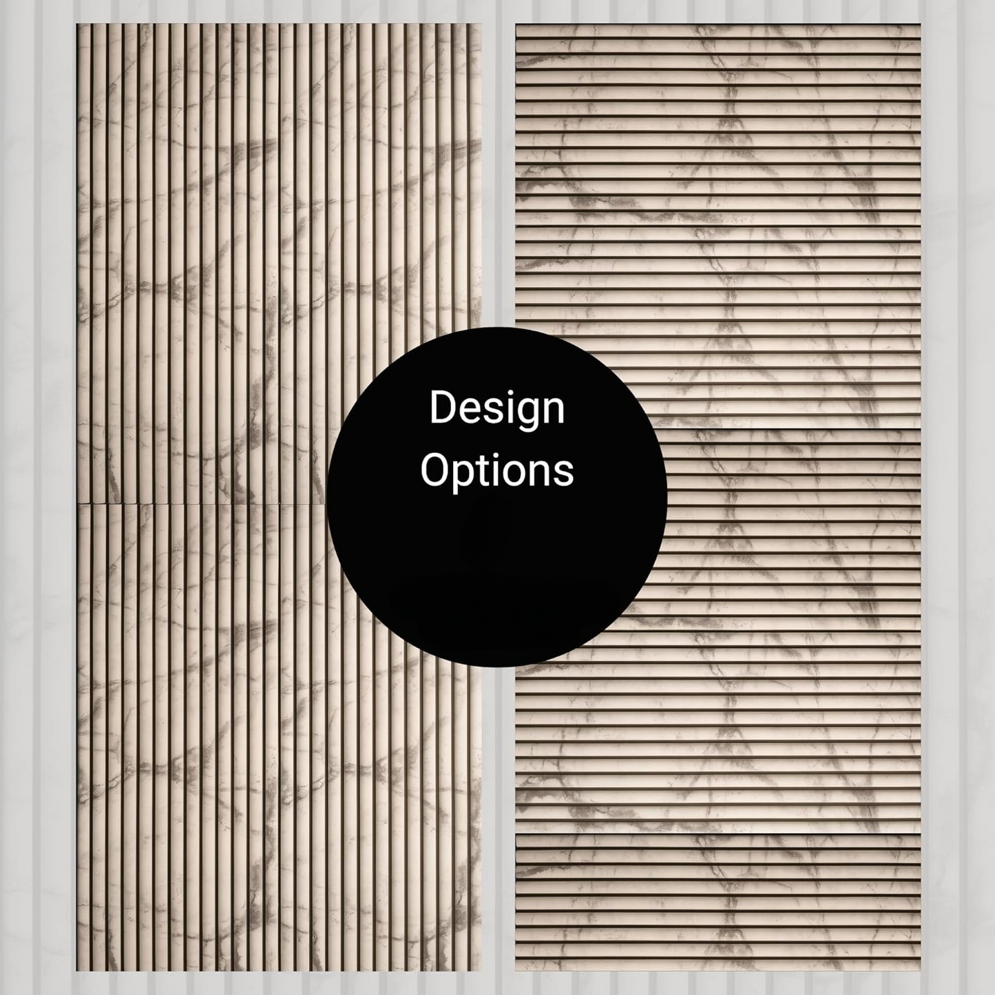 MarbleLoom 3D Wall Panels 4 Pack