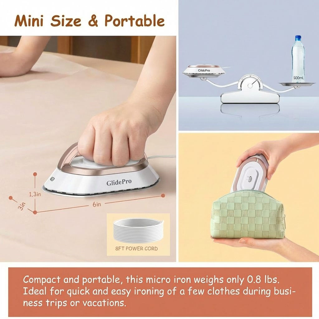 GlidePro Mini Travel Iron