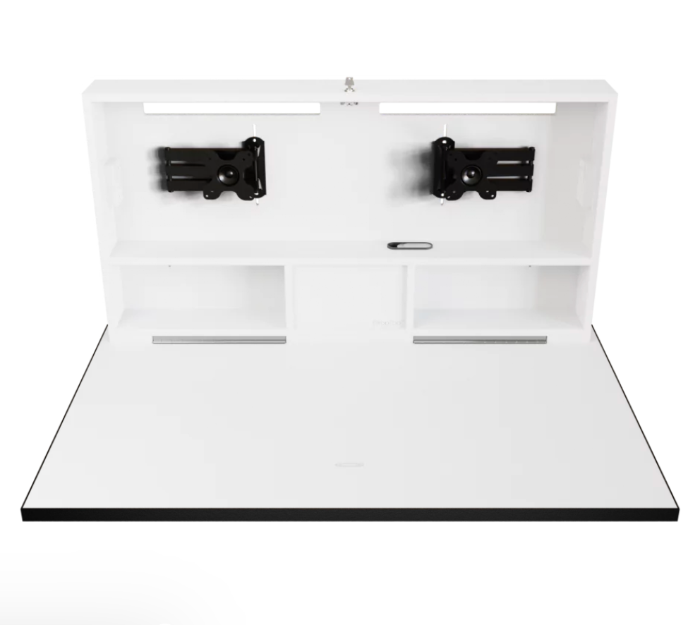 DropTop Duo 24 Wall-Fold Desk