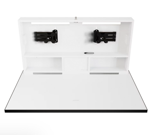 DropTop Duo 24 Wall-Fold Desk
