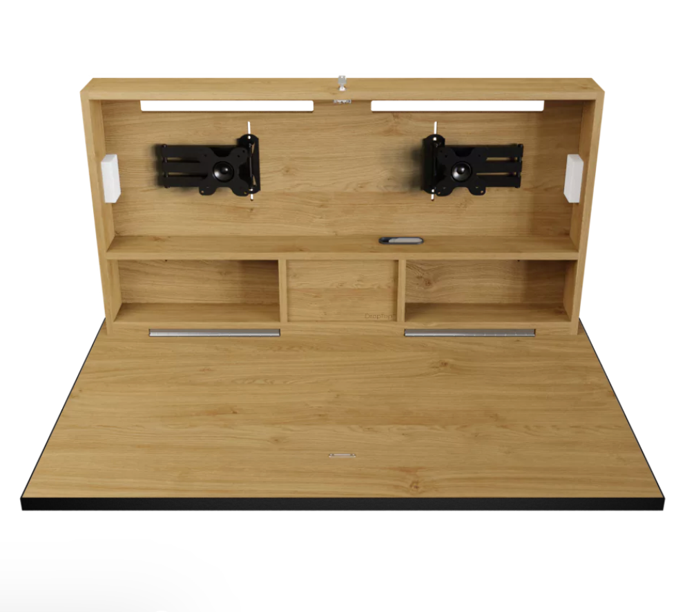 DropTop Duo 24 Wall-Fold Desk