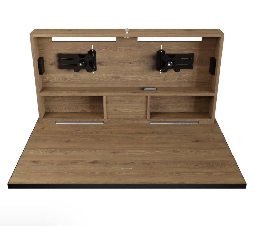 DropTop Duo 24 Wall-Fold Desk