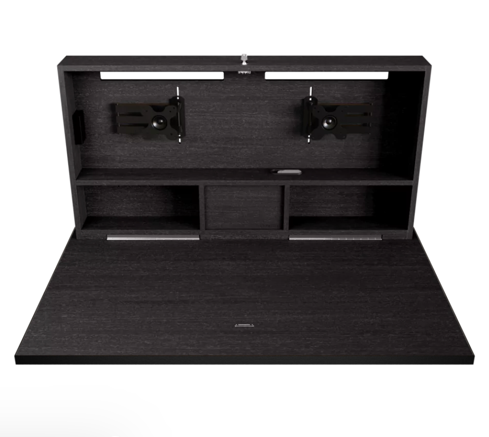 DropTop Duo 24 Wall-Fold Desk