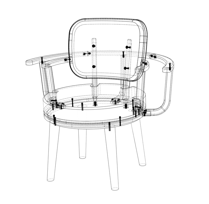 ClosetFlow Laundry Chair