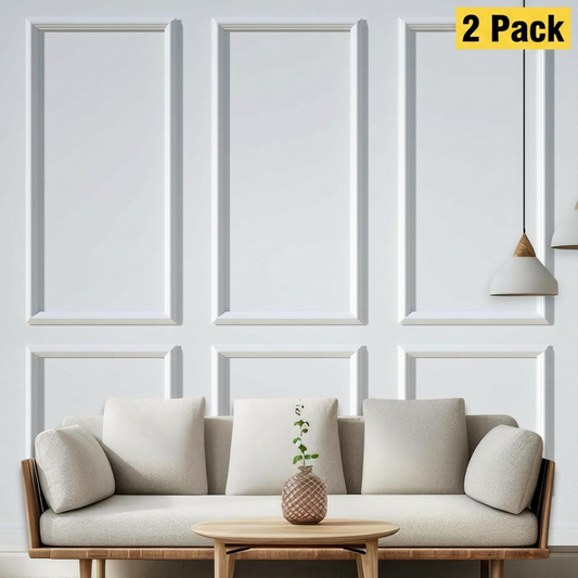 LuxeArchitectura Pre-Cut Wall Molding Kit (12-Frame Mega Pack)
