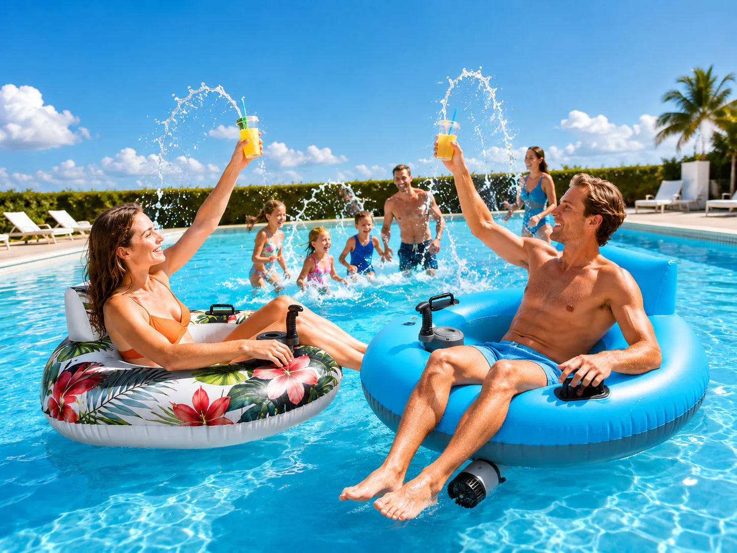 Floatora Motorized Lounger