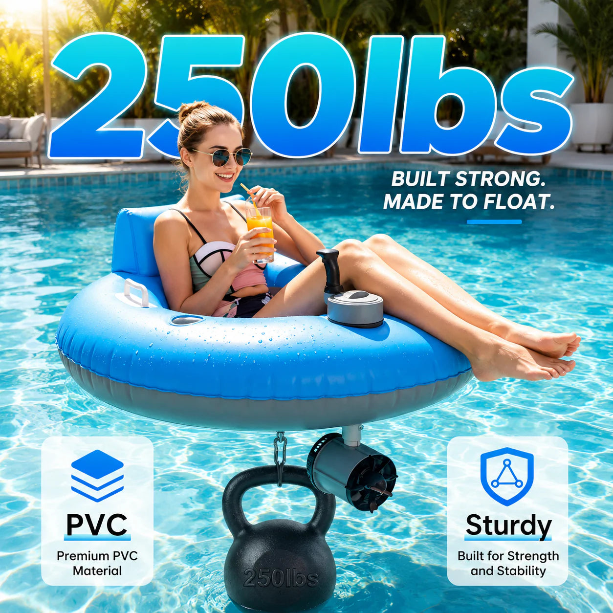 Floatora Motorized Lounger